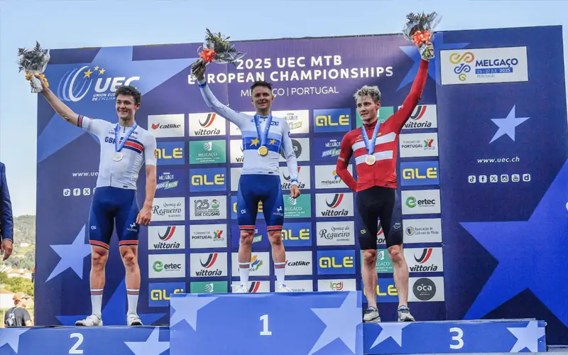 Podio en el Campeonato Europeo de XCO 2025