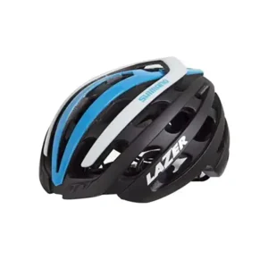 casco z1 edicion shimano - negro líneas blancas y azules