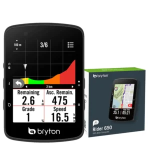 ciclocomputador rider 650 e bryton